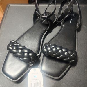 Square toe sandals